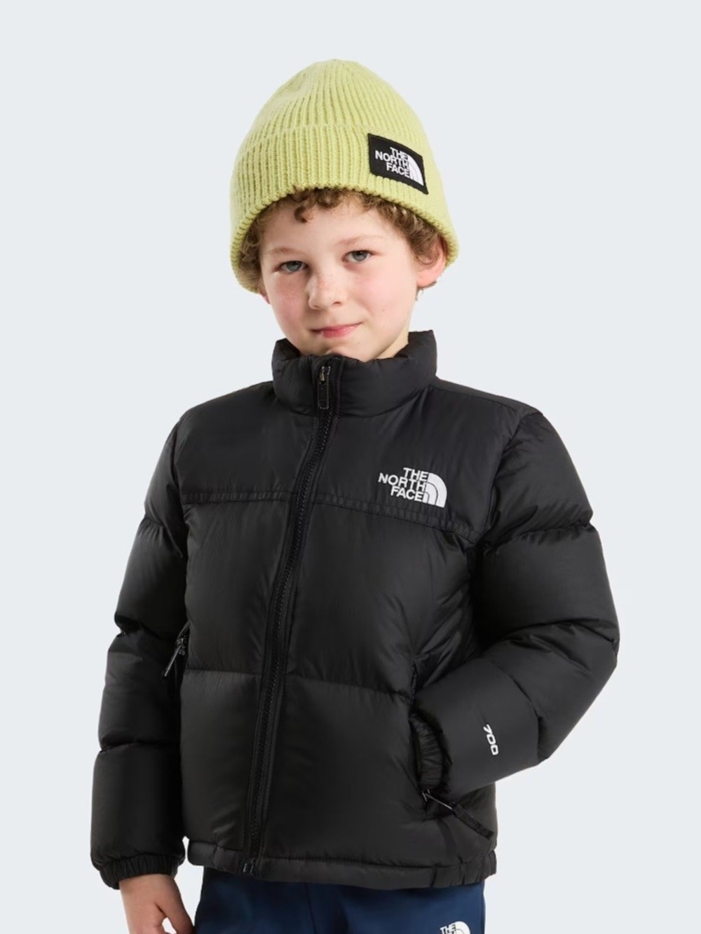 The North Face Toddler Nuptse 700 Down Puffer Jacket Black 4T - Excellent